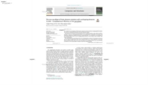 The new paradigm of finite element solutions with overlapping elements in CAD – Computational efficiency of the procedure